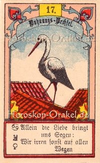 Der Storch im Krebs Monatshoroskop an diesem Tag