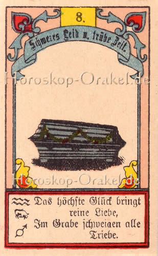 Der Sarg, Singlehoroskop Krebs