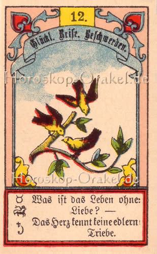 Die Vögel im Krebs Tageshoroskop morgen