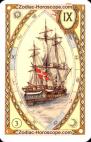 Das Schiff, Horoskop mit Lenormand